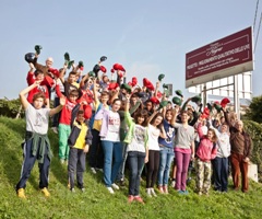 Progetto La scuola nel vigneto Cantina Negrar primo gruppo studenti