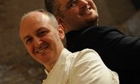 chef alessandro breda con Adriano Fumis